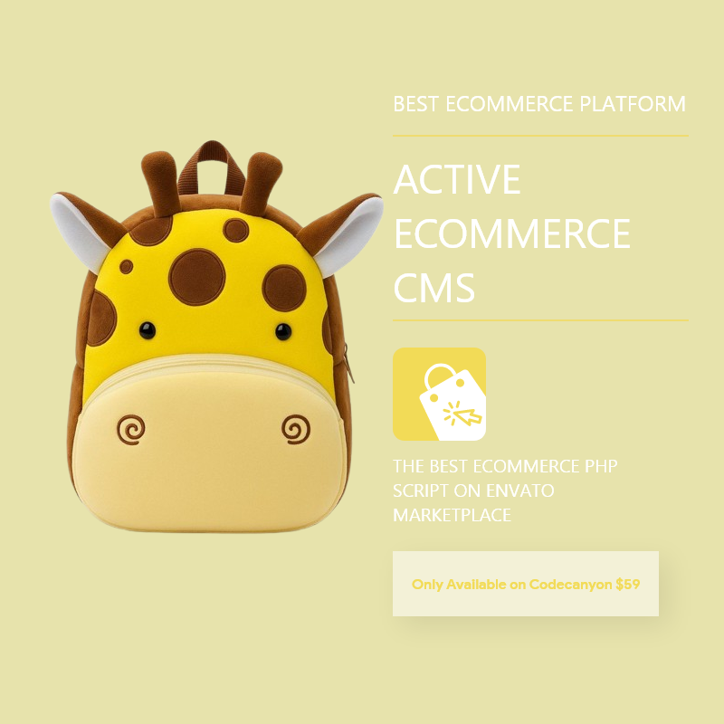 Baby Bag- Active eCommerce CMS