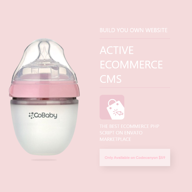 Baby Feeder- Active eCommerce CMS