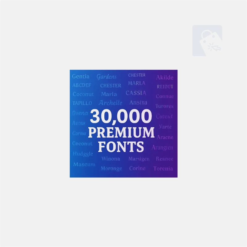 Premium Fonts Pack - Active eCommerce CMS
