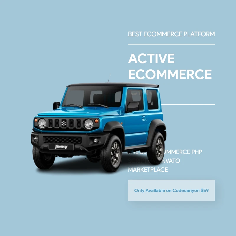 Suzuki Jimny Zeta  - Demo content for Active eCommerce CMS by Active IT zone Limited - Premium Item of codecanyon