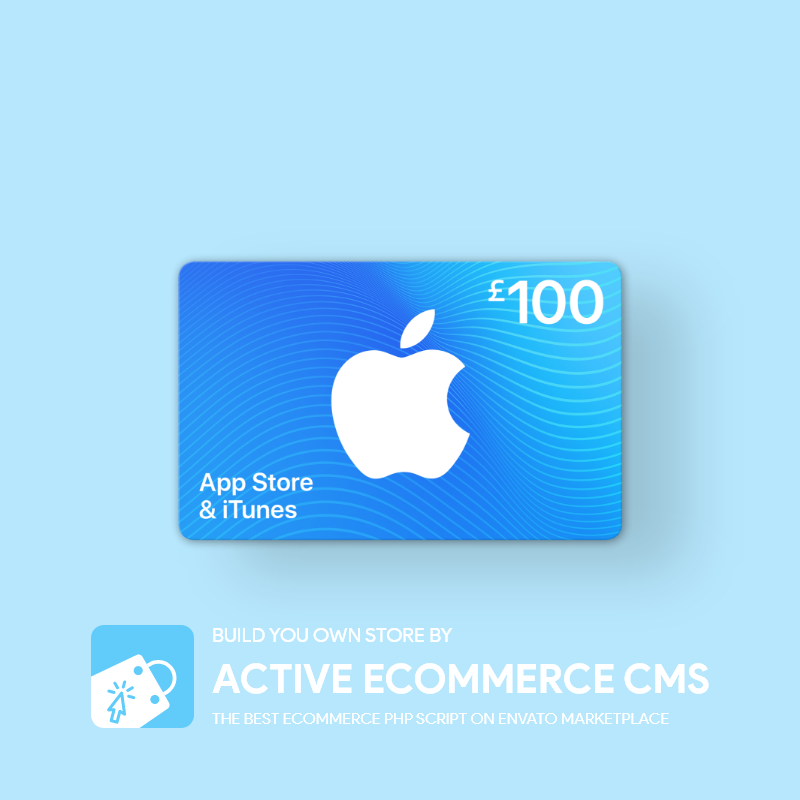 Apple Gift Card - Active eCommerce CMS