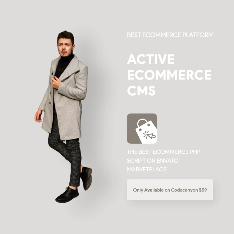 Men's Winter Collection  - Demo content for Active eCommerce CMS by Active IT zone Limited - Premium Item of codecanyon