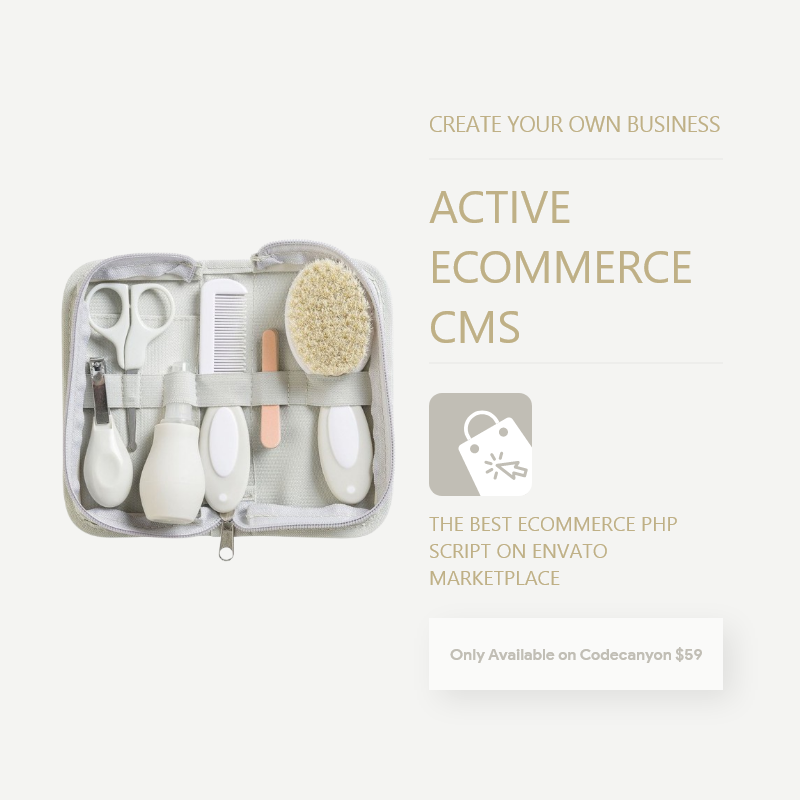Newborn essentials kit- Active eCommerce CMS