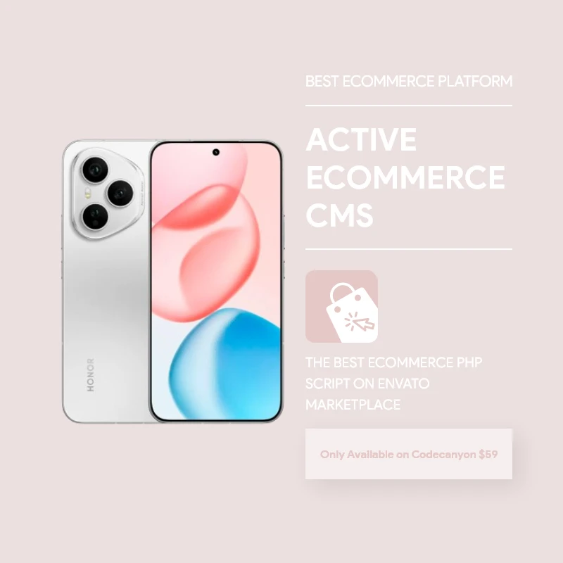 Honor 400 Pro  - Demo content for Active eCommerce CMS by Active IT zone Limited - Premium Item of codecanyon