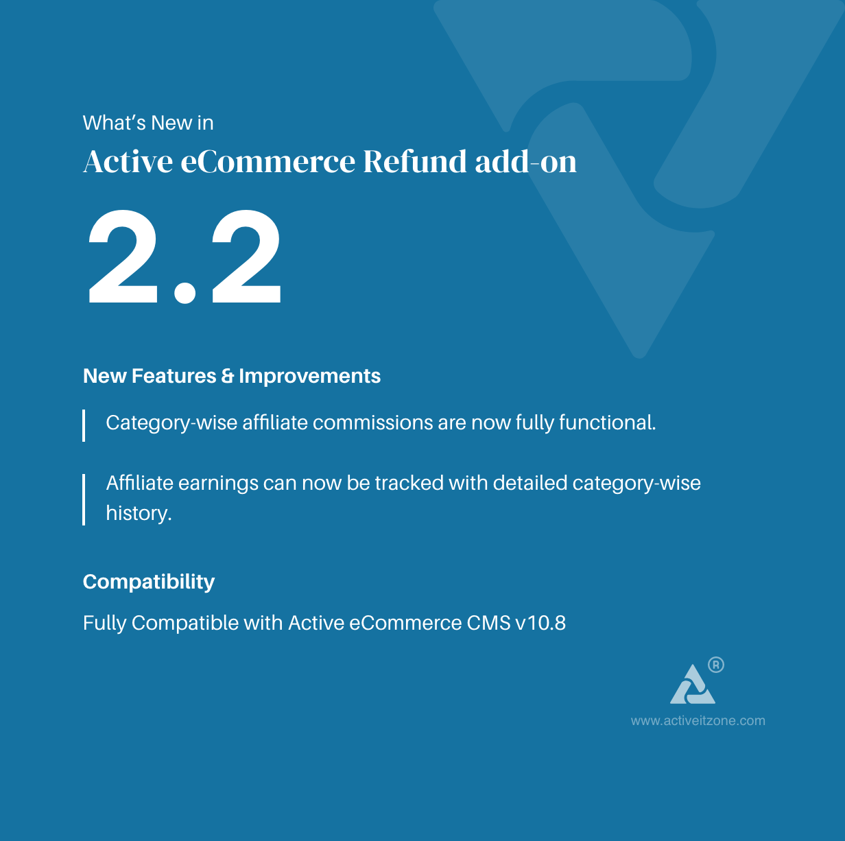 Active eCommerce Affiliate Add-on - 2