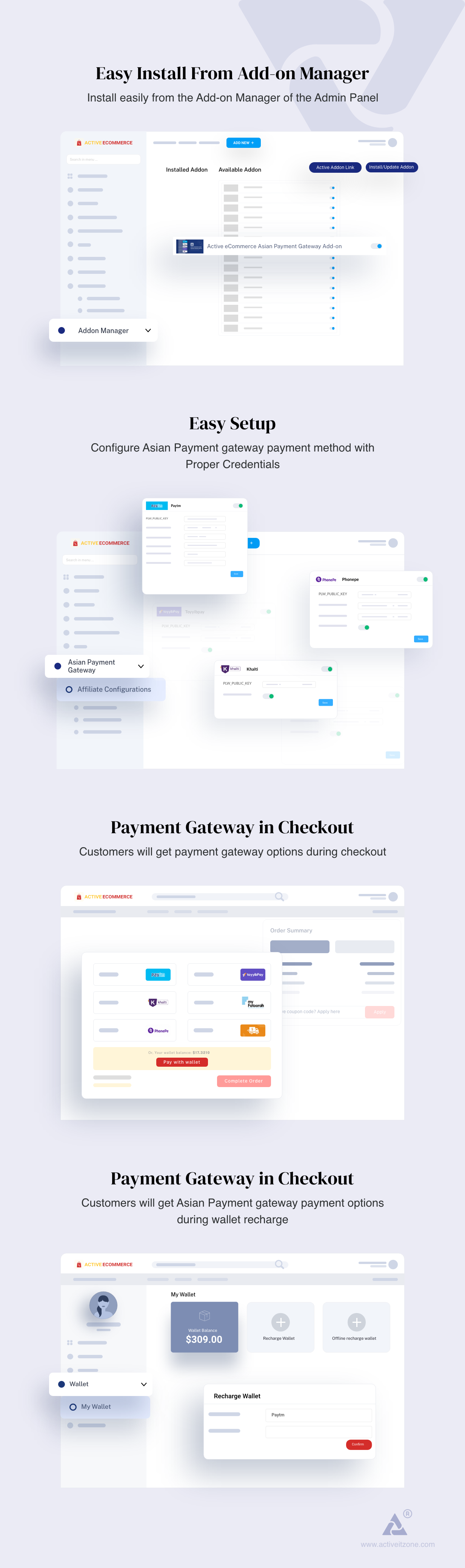 Active eCommerce Asian Payment Gateway Add-on