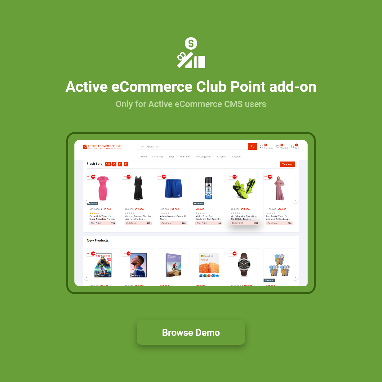 Active eCommerce Club Point Add-on - 1