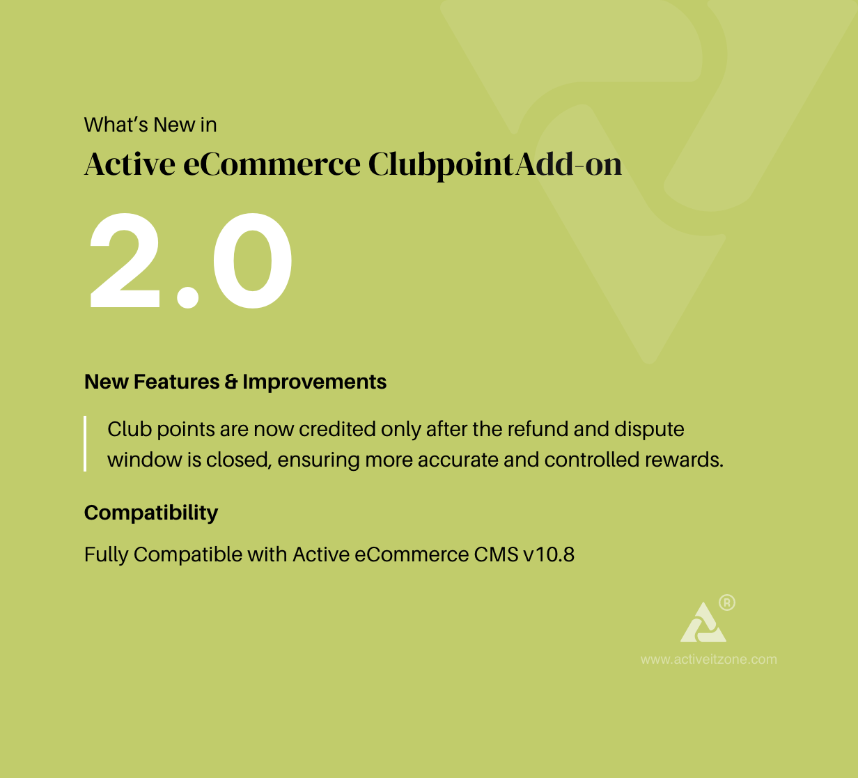 Active eCommerce Club Point Add-on