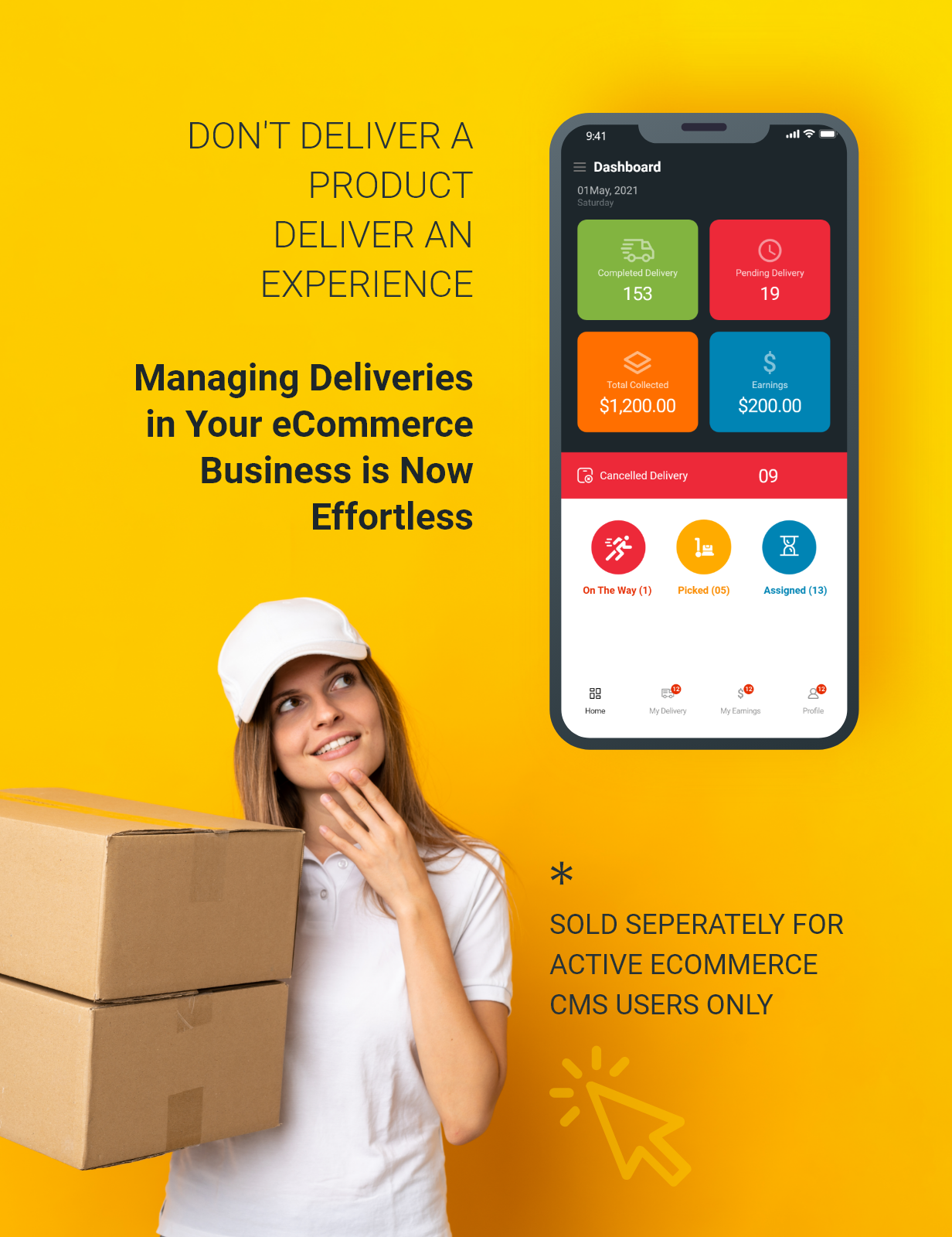 Active eCommerce Delivery Boy Flutter App - 7