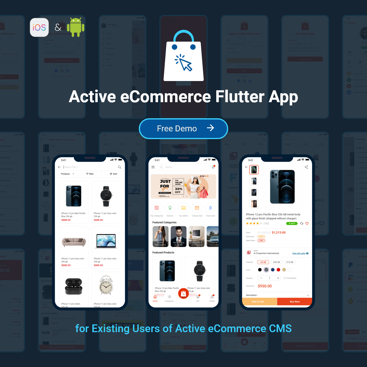 Active eCommerce Flutter App - 1