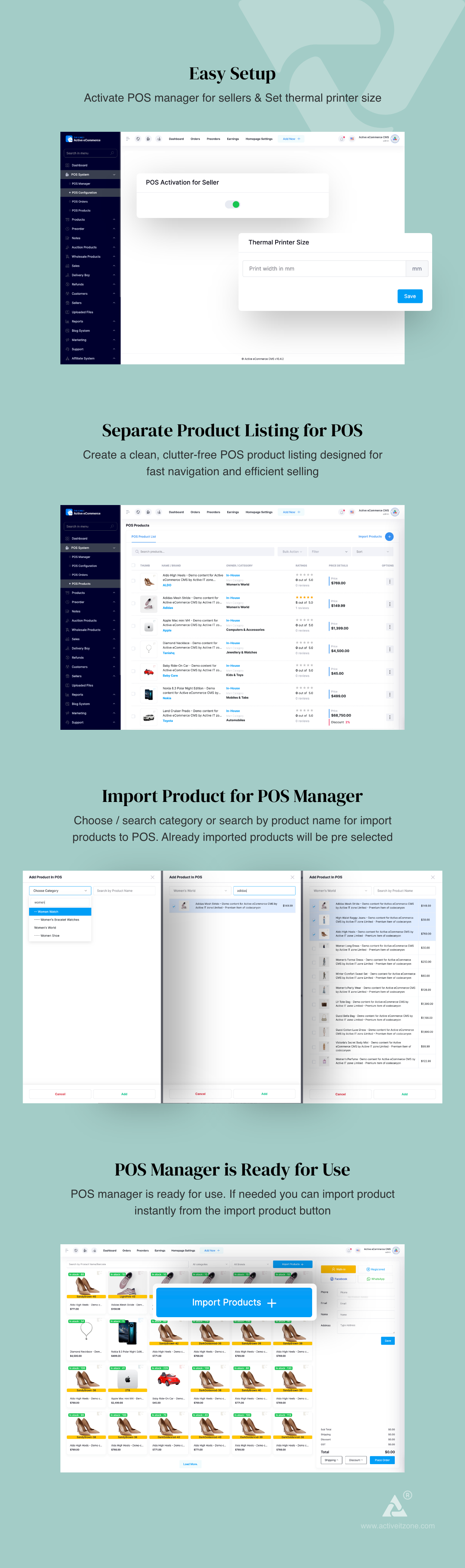 Active eCommerce POS Manager Add-on