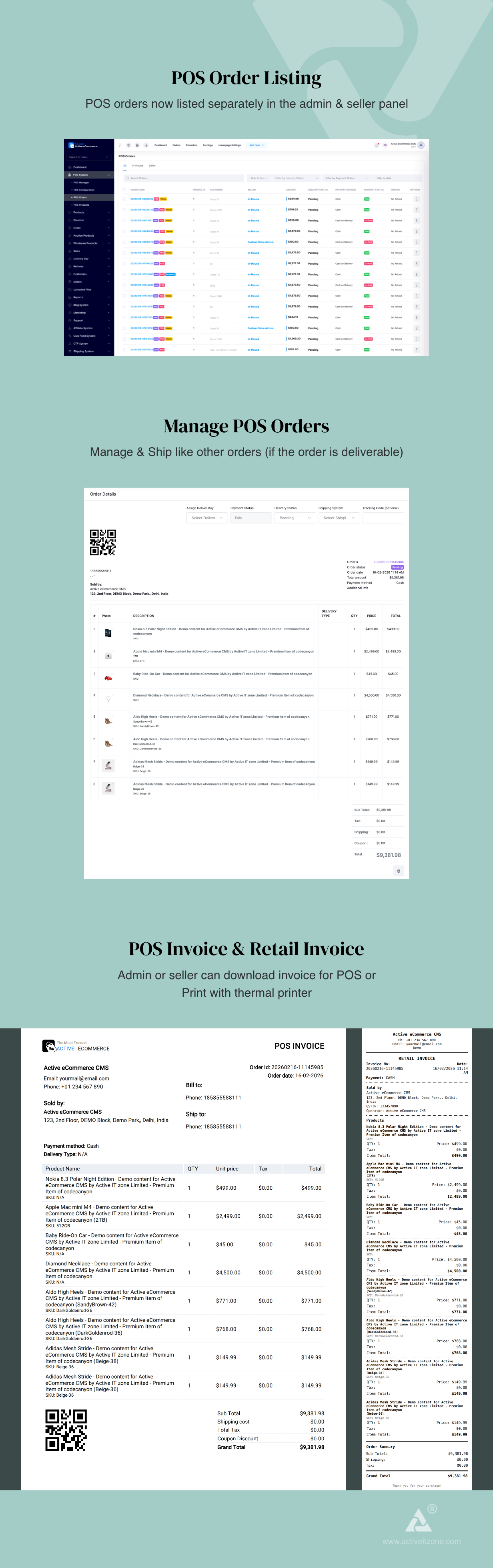 Active eCommerce POS Manager Add-on