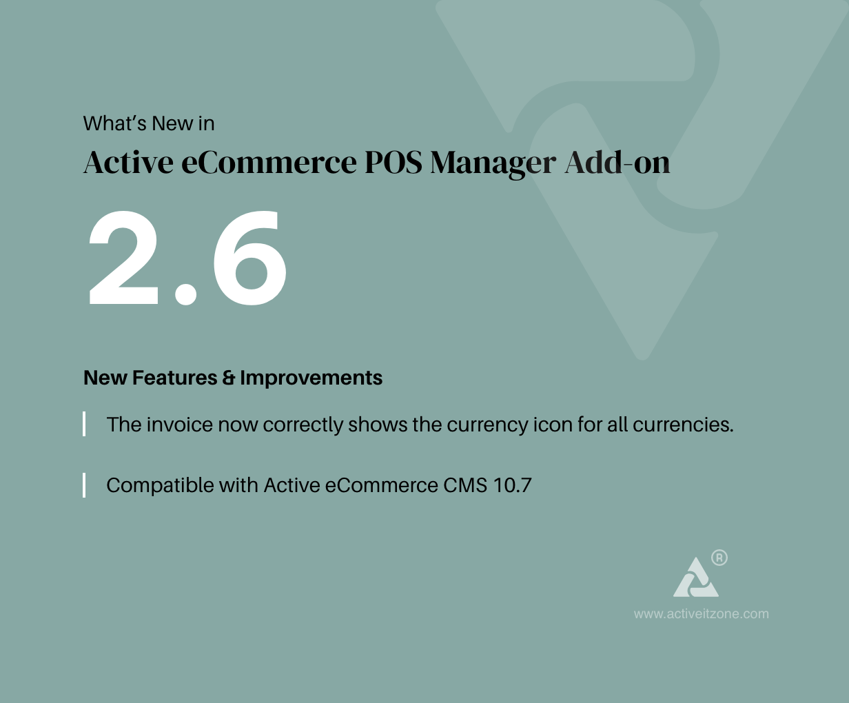 Active eCommerce POS Manager Add-on