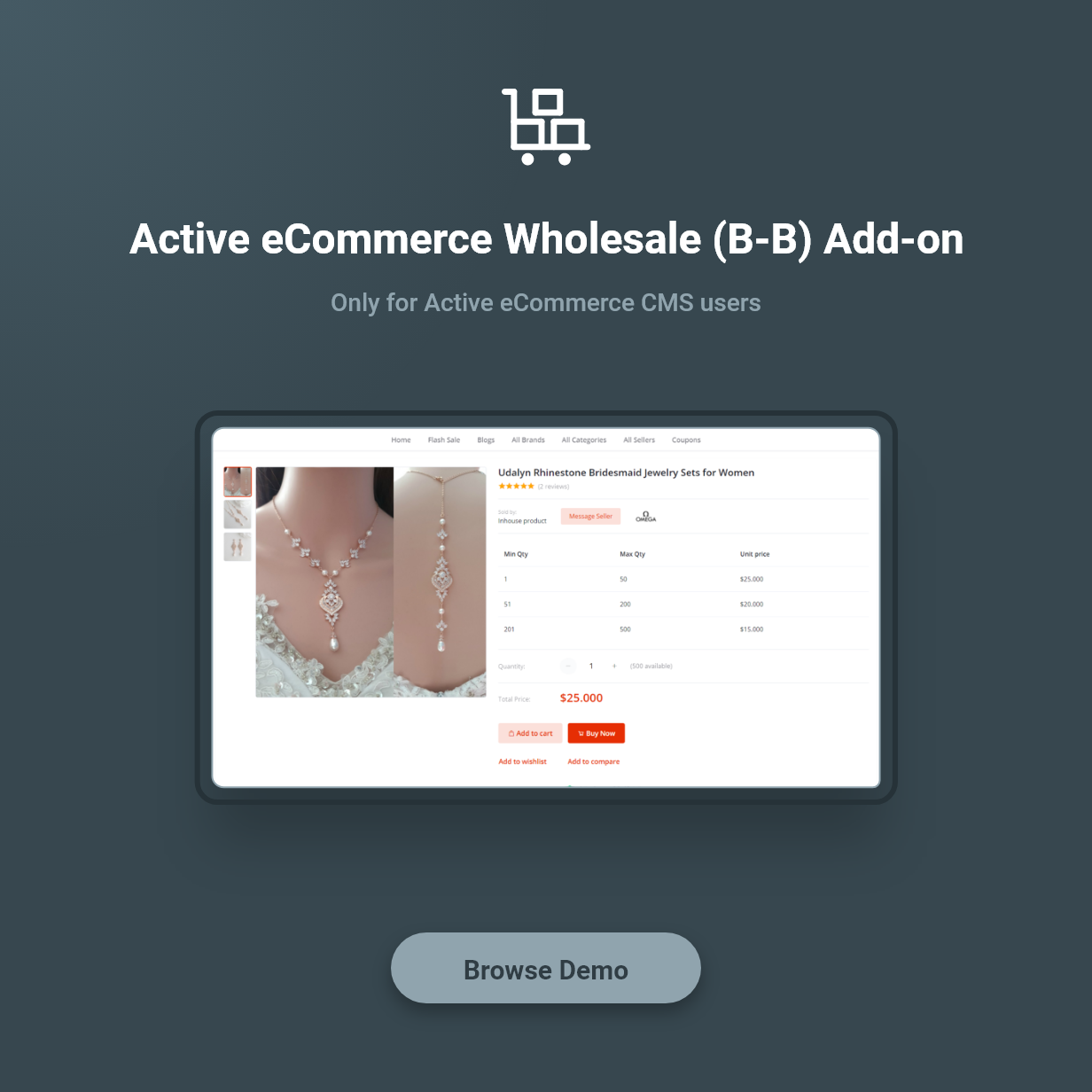 Active eCommerce Wholesale (B-B) Add-on - 1