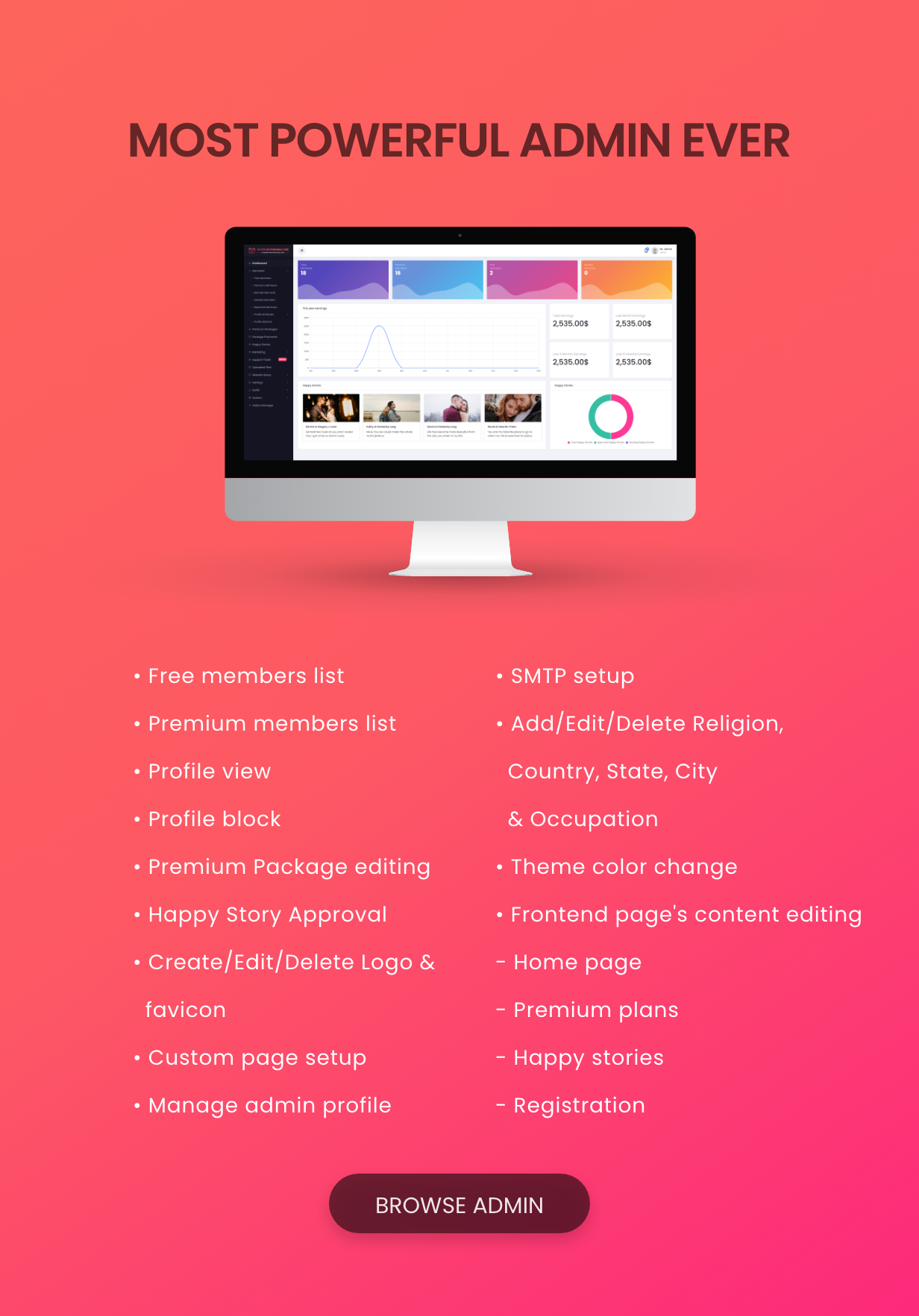 Active Matrimonial CMS
