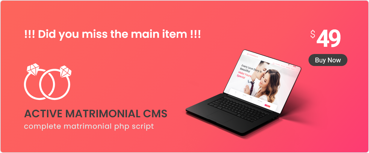 Active Matrimonial Referral System add-on - 2