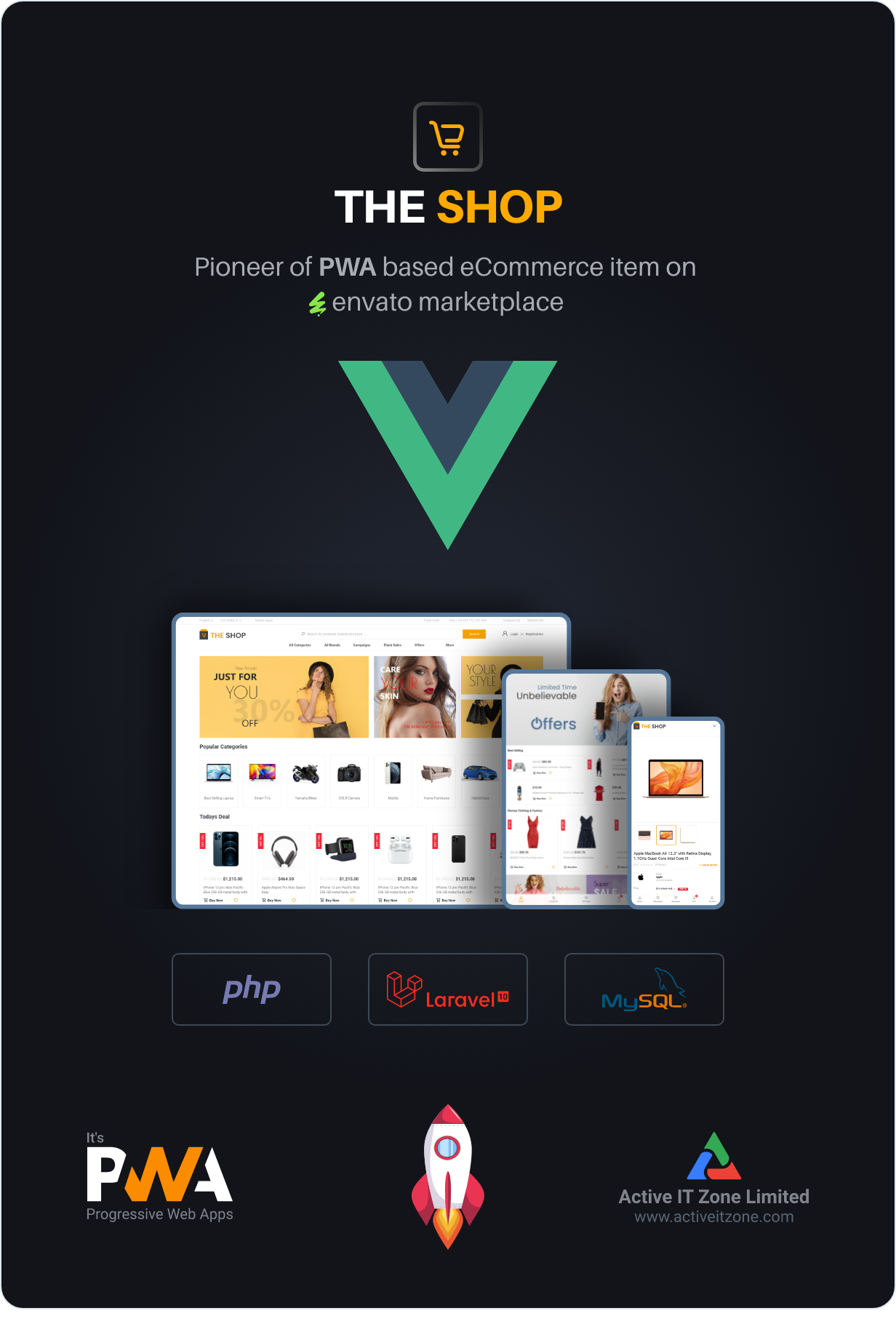 The Shop - PWA eCommerce CMS